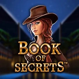 Book of Secrets slot logo by SYNOT Games at Mega Riches CasinoBook of Secrets