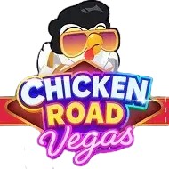 Chicken Road Vegas logo by InOut at Mega Riches CasinoChicken Road Vegas
