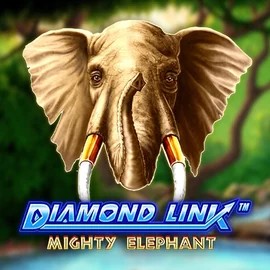 Slots logo of Diamond Link Mighty Elephant from Novomatic at Mega Riches Casino