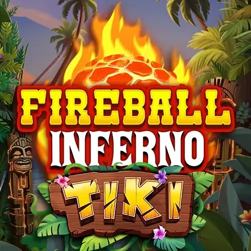 Fireball Inferno Tiki slot visual from NetEnt available on megarichess.se