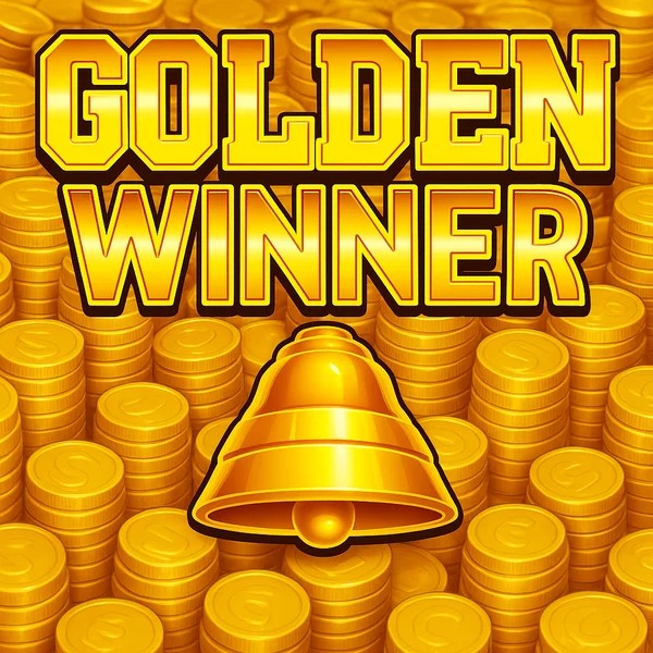 Golden Winner slot logo by Inspired Gaming at Mega Riches Casino