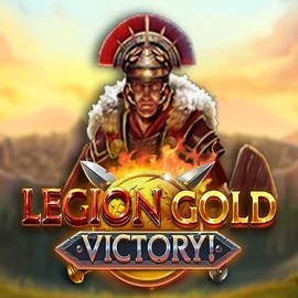 Legion Gold Victory! game by Play'n GO – logo hosted on Mega Riches Casino