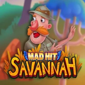 Mad Hit Savannah slot logo by RubyPlay at Mega Riches CasinoMad Hit Savannah