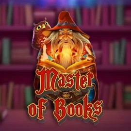 Master of Books slot logo by Swintt at Mega Riches CasinoMaster of Books