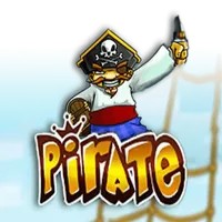 Pirate Slot slot logo by Igrosoft at Mega Riches CasinoPirate Slot