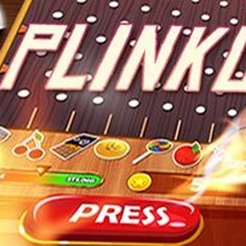 Plinko logo by BGAMING at Mega Riches CasinoPlinko