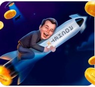 Rocket X slot logo by 1win Games at Mega Riches CasinoRocket X