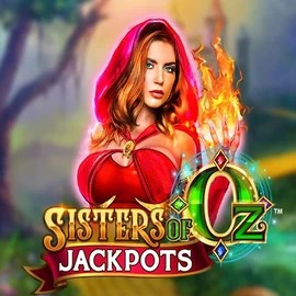 Sisters Of Oz Jackpots logo by Triple Edge Studios at Mega Riches CasinoSisters Of Oz Jackpots