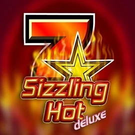 Sizzling Hot Deluxe logo by Novomatic Mega Riches Casino