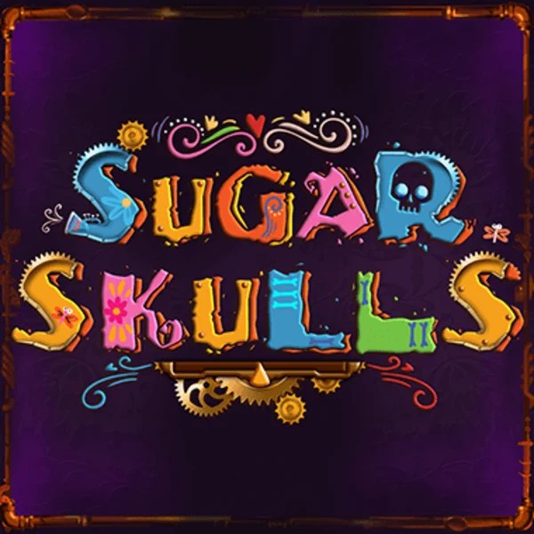 Logo of Sugar Skulls from Booming Games at Mega Riches Casino