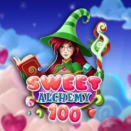 Slots logo of Sweet Alchemy 100 from Play'n GO at Mega Riches Casino