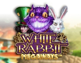 White Rabbit logo by Big Time Gaming at Mega Riches CasinoWhite Rabbit
